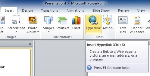 embed url into powerpoint for mac 2016